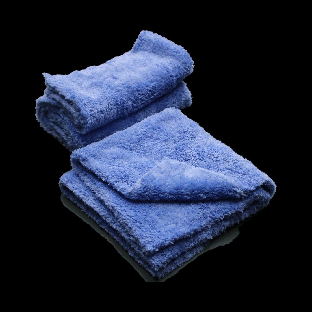 Coral Fleece Towel 500 GSM in Hellblau – 40×40 cm, Allrounder für Politur und Pflege